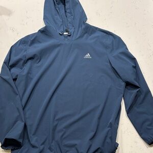 Adidas Men's Navy Windbreaker Jacket